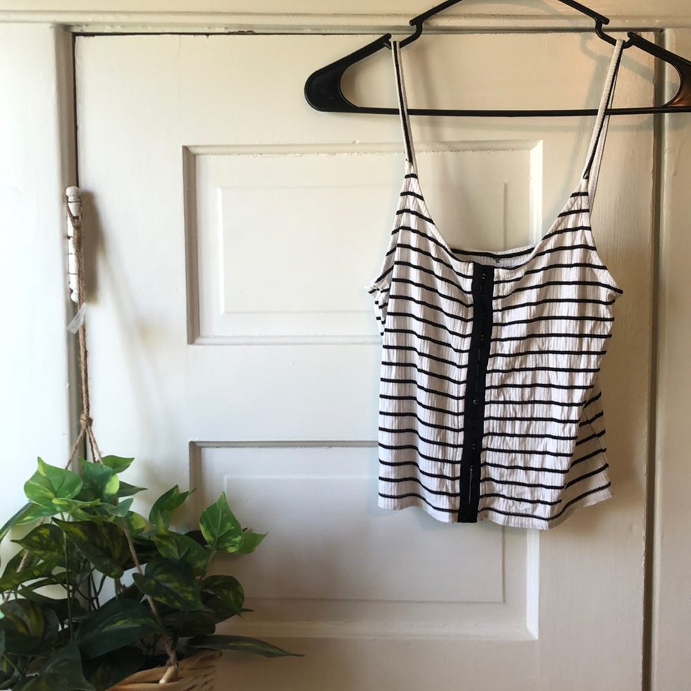Cropped ribbed soft and sexy AE tank